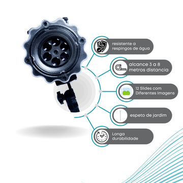 Projetor Led Luzes com discos diferentes desenhos e temas